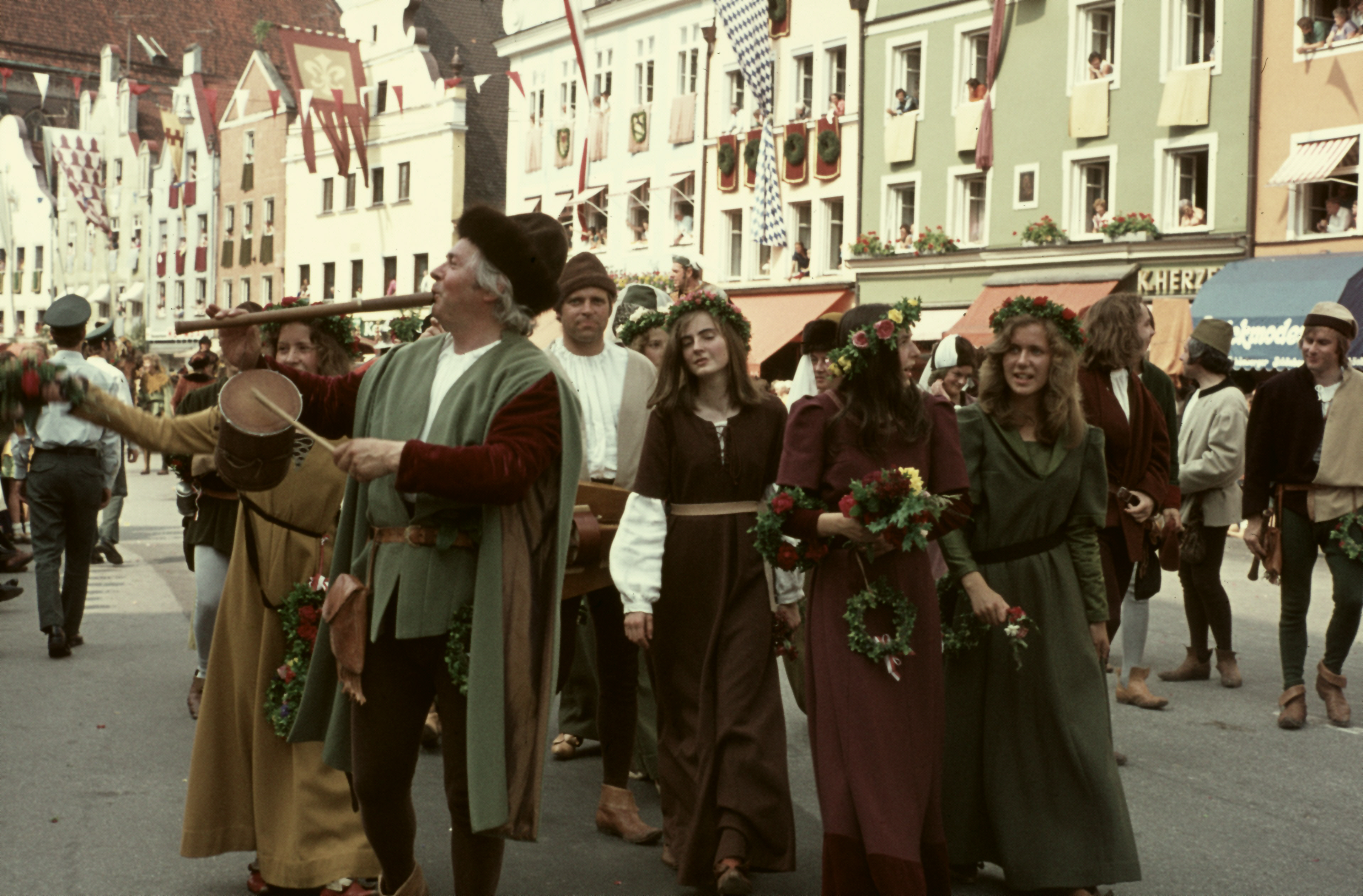 Landshuter Hofmusik 1975 Umzug Altstadt